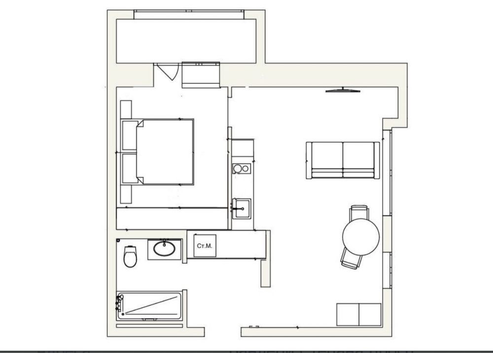 Продам 1-к , Оболонський р-н, Степана Бандери 32 д , Поділ Киев - изображение 3