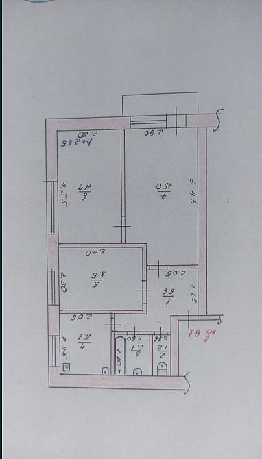 Квартира 3-х комнатная. Центр. Торг уместен))) Славянск - изображение 7