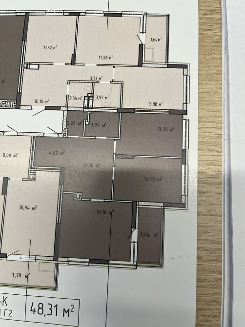 Квартира krona park 2 з великою кухньою вітальньою Бровары - изображение 2