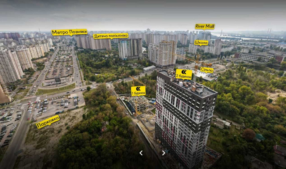 Однокімнатна з Гардеробом | ТОП Локація 15 хв до Центру | БУРЕВІСНИК Киев - изображение 1