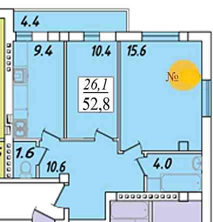 Продам 2-х комн.квартиру возле моря в ЖК Академгородок-Совиньон.Одесса Одеса