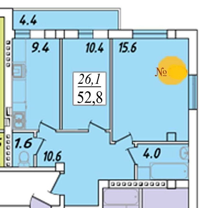 Продам 2-х комн.квартиру возле моря в ЖК Академгородок-Совиньон.Одесса Одеса - зображення 4