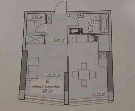 Аркадия! Сдана секция! 1 комн ЖК "Атмосфера. Генуэзская/Курортный пер. Одеса