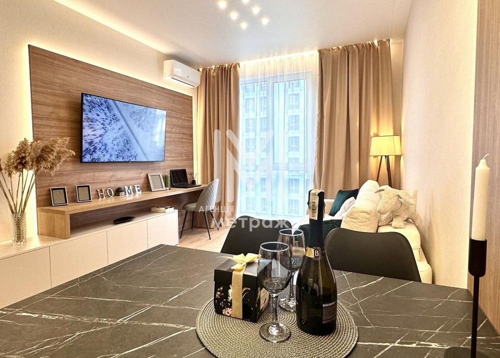 Дизайнерський ремонт! Затишна 1-к. квартира ЖК Нова Англія Брайтон Киев - изображение 4