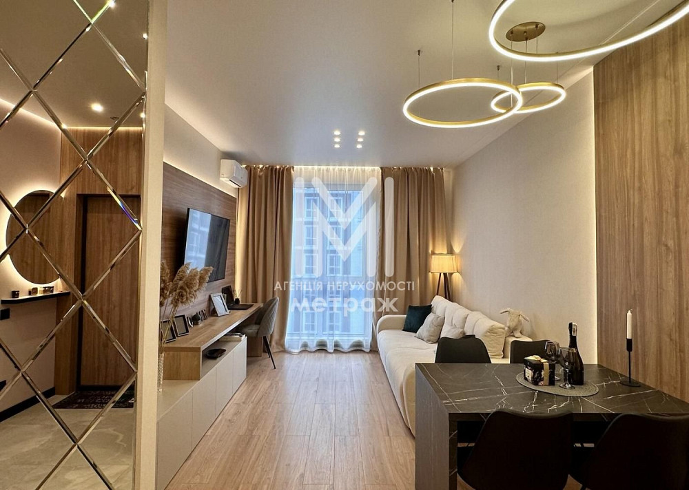 Дизайнерський ремонт! Затишна 1-к. квартира ЖК Нова Англія Брайтон Киев - изображение 3