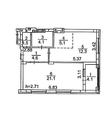 Продам 2 кк ЖК Лавандовый ЕОСЕЛЯ Brovary