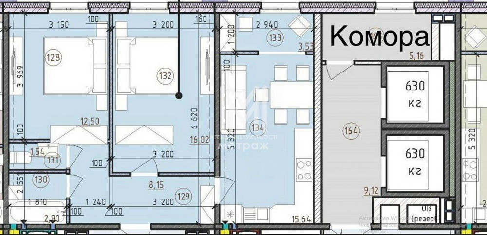 Двокімнатна квартира 61м2 + Комора! ЖК Нова Англія Ньюкасл Киев - изображение 2