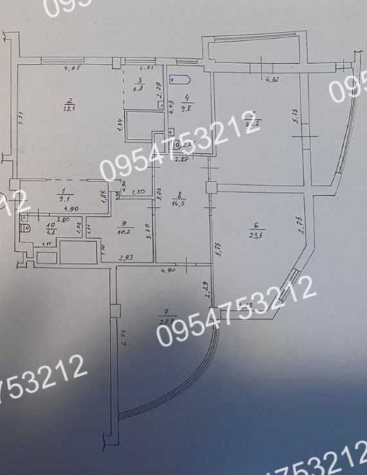 ДОМ С ГЕНЕРАТОРОМ! ЖК Олимп, Продам БОЛЬШУЮ 4 комн. квартиру 168м2 AB Харьков - изображение 2