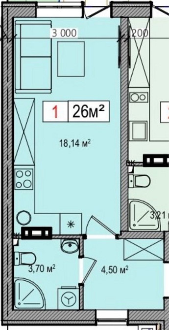 Квартира з видом на природу Киев - изображение 5