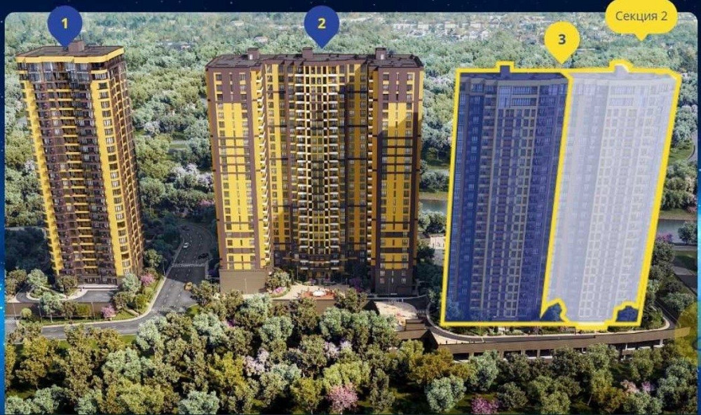 Смарт-квартира ЖК Медовий 2 1-кімнатна від власника без комісії Киев - изображение 3