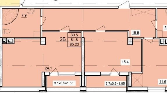 Продам 2 комнатную квартиру 85 м, с качественным ремонтом, Балковский Одеса - зображення 7
