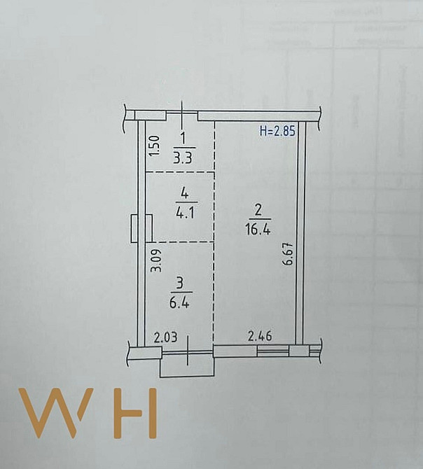 Продаж 1к студія 30,5m², Трублаїні 3, документи, Без % Киев - изображение 3