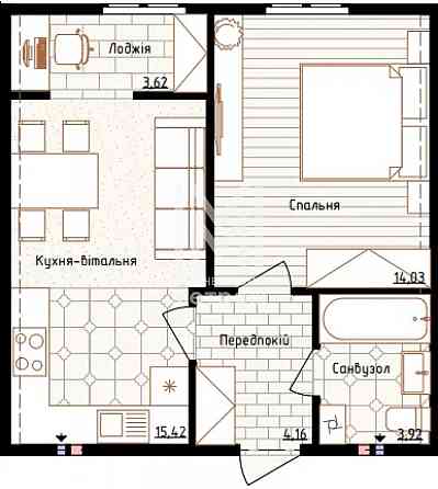 Топ ціна! Переуступка! 1-к 41м2 ЖК Нова Англія Ноттінгем Киев