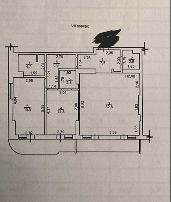 2-х комн. кв. с видом на море ЖК Милос - 7 ст. Большого Фонтана Одеса - зображення 3