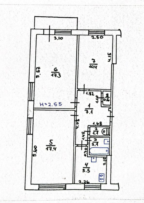 Продам 3к кв, район Одесская, пр. Аэрокосм ( Гагарина) єВідновлення Харків - зображення 8