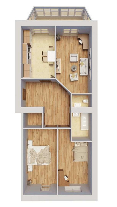 Зданий будинок, 3-к в центрі, Височана-Бандери Ивано-Франковск - изображение 1