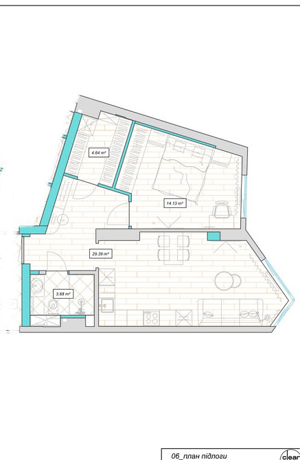 Нова 2 кімнатна квартира на Б. Хмельницького Kyiv - photo 8