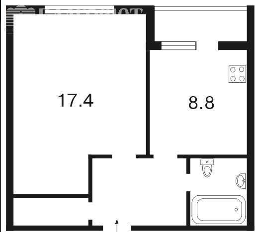 Оренда 1-кімнатної квартири пр-т Червоної калини 68 Kyiv - photo 5
