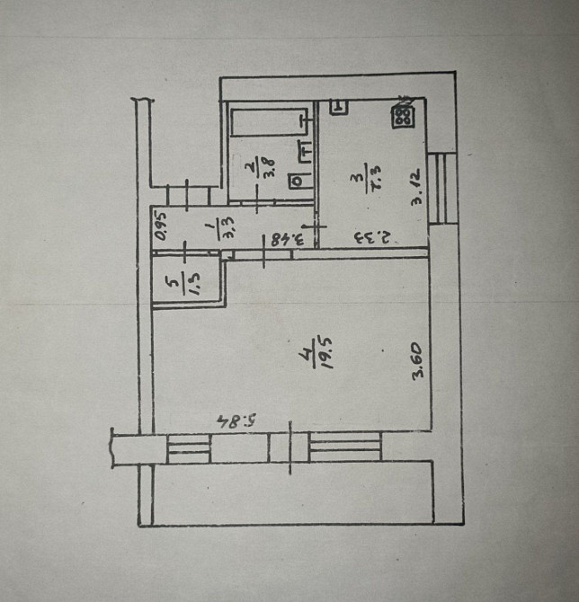 1 комн. Квартира Крупец (Ровенская обл.) - изображение 1