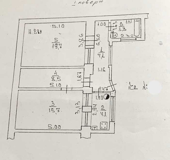 2 к.квартира на Молдаванке, 347310 Одеса - зображення 7