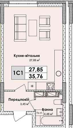 студия возле метро Бориспольская ЖК Олимпик Парк Kyiv