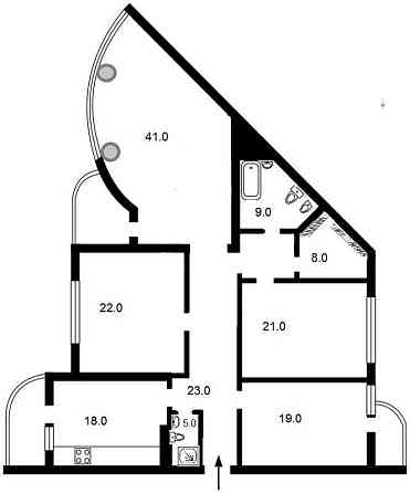 Здається в оренду стильна 4-х кімнатна квартира Київ
