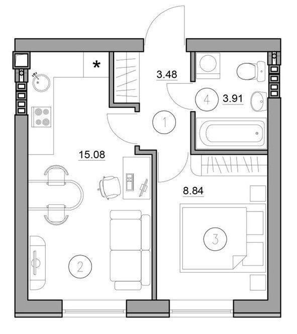 Квартира в новобудові з ремонтом Святопетрівське (Києво-Свят.р-н) - зображення 2
