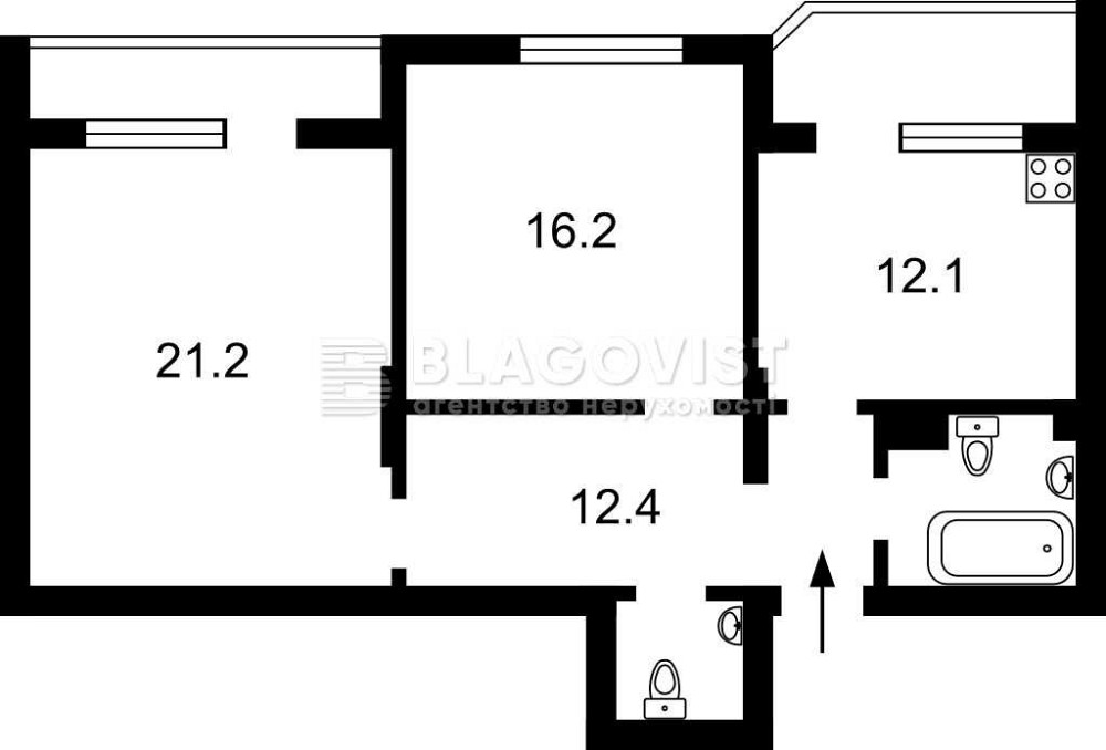 Вигідно! Терміново!ЗолотоустівськаЦіна Знижено!  ЖК "Шевченківський"2к Киев - изображение 3