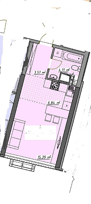 Студия в ЖК Атмосфера, лучшая цена, вид на красивый двор, Аркадия Одеса - зображення 6