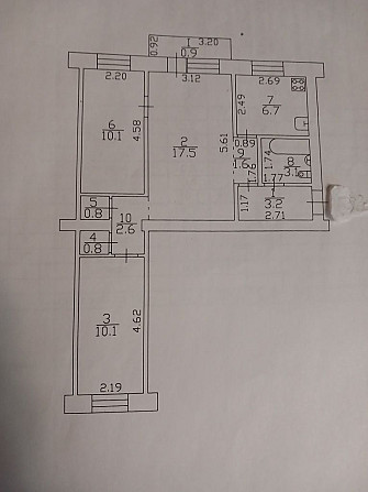 Продам 3х комн  59м3  ул.Толстого Chernihiv - photo 2