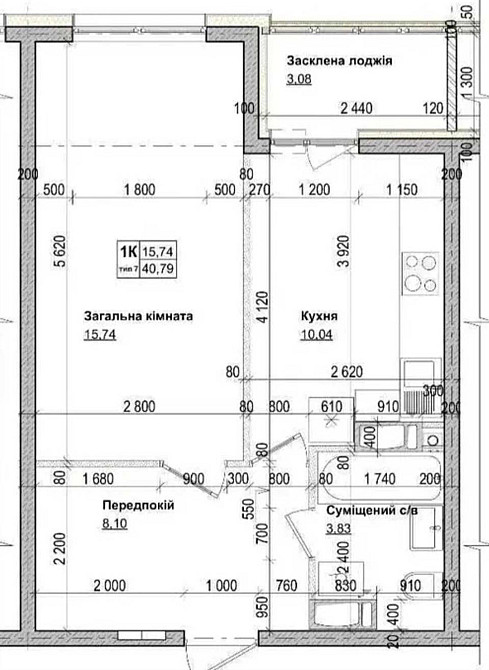 Жк Атлант на Озерній 1 кімнатна від власника Киев - изображение 1