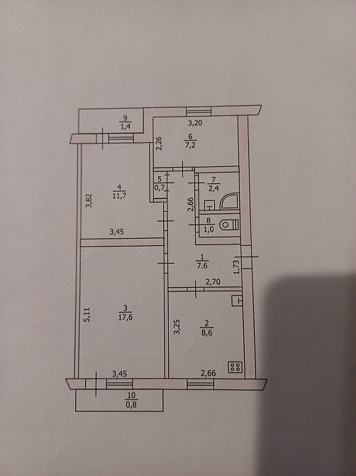 Продам 3-кімнатну квартиру чешка Павлоград (район ПЗТО) Павлоград - изображение 8