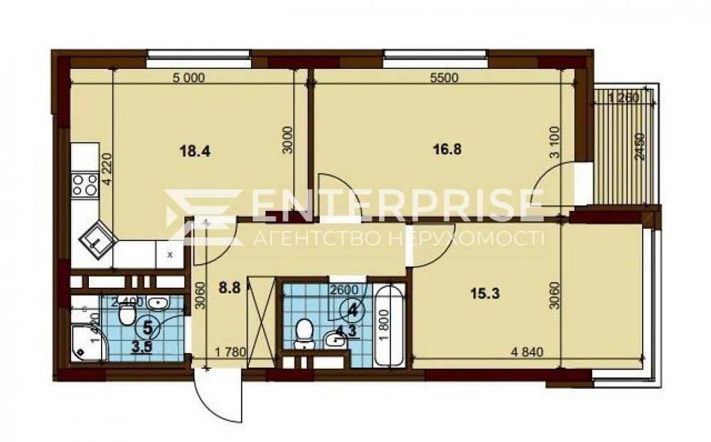 Без комісії ЖК Варшавський Продаж 2-к квартира Родини Крістерів,20А Киев - изображение 2