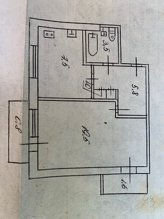 ПРОДАЖ. 1 кім.квартира 4Зарічний. З балконом, лоджією. Видова. БіляАТБ Кривий Ріг - зображення 2