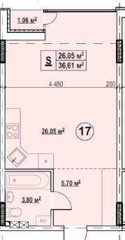 Продам квартиру метро Бориспільська 5 хв пішки РОЗСТРОЧКА! 36.44м2!!! Киев - изображение 2