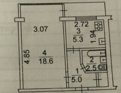 Продажа 1 ком. м.Оболонь, Малиновского 1, Без Комиссии!!! Киев - изображение 3