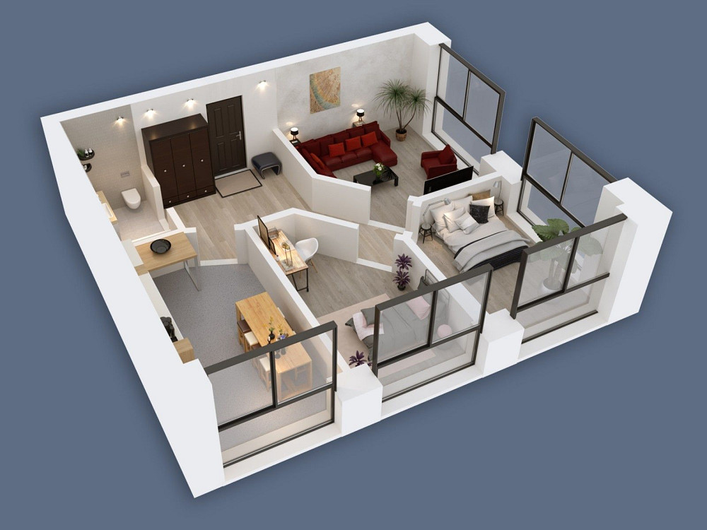 Продам 3к квартиру 68м2 жк Олимпийский Левобережный-3 58500$ Дніпро - зображення 5