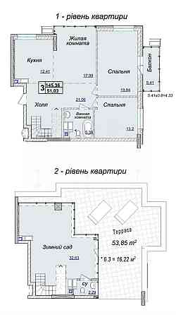 Видовой пентхаус с террасой Драгомирова 17б Новопечерские липки Киев