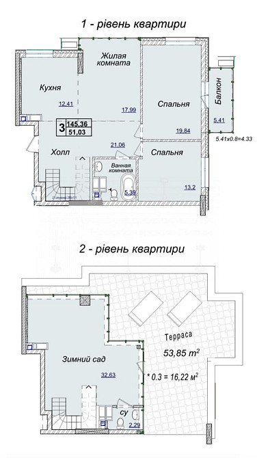 Видовой пентхаус с террасой Драгомирова 17б Новопечерские липки Київ - зображення 1