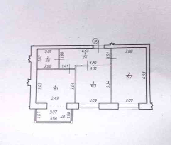 Здана 2к квартира, частковий ремонт, центр міста, ТОРГ Ивано-Франковск