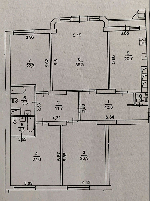 Продам 4к 167 м.кв. Коновальця32-Б ЖК Митець Печерськ Власник без % Київ - зображення 3