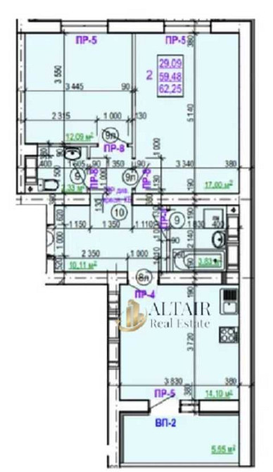 Новострой ЖК Валентиновская Продам двухстороннюю 2К квартиру GT Харьков - изображение 2