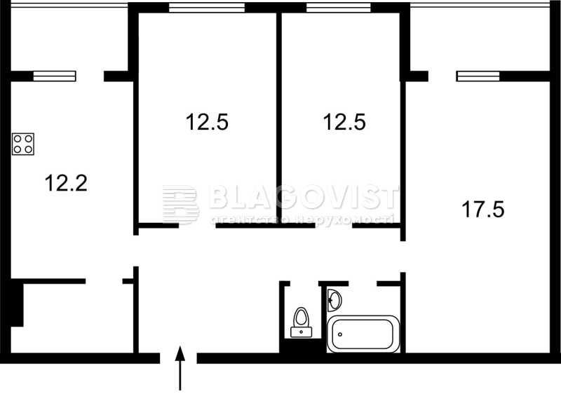 Продаж 3к=85м2  Тетянинська (Леваневського) 7 ст.М"Шулявська Київ - зображення 2