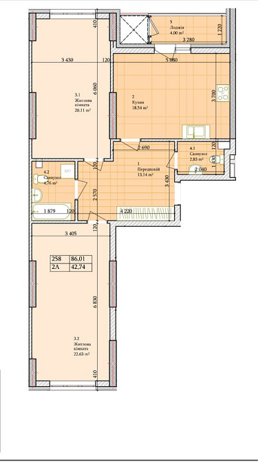 Продаж 2к=87м2 Загорівська (Багговутівська) 25  ЖК Багговутівський Київ - зображення 6