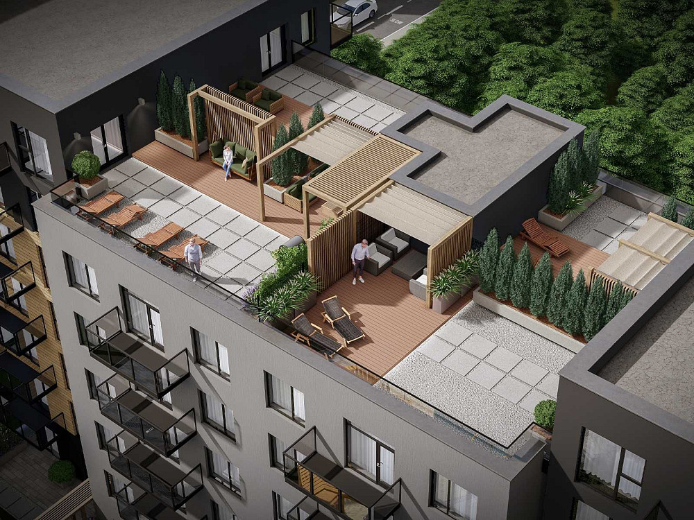 Крута двокімнатна квартира + тераса в ЖК Містечко Південне(8) Ивано-Франковск - изображение 1