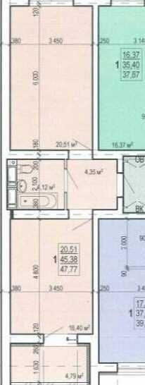 Продам 1 комн. квартиру 49 м2 в новострое ЖК Птичка РА Харьков - изображение 2