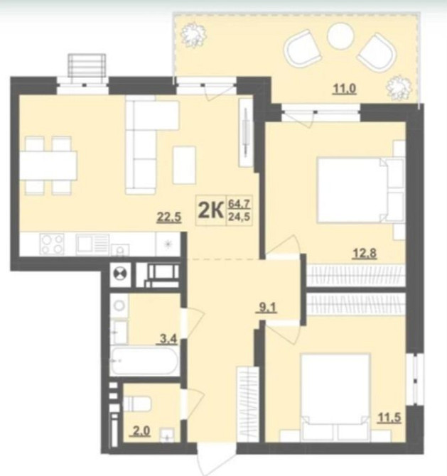 2 кімнатна квартира продається в центрі Трускавця.трі. Трускавець - зображення 2