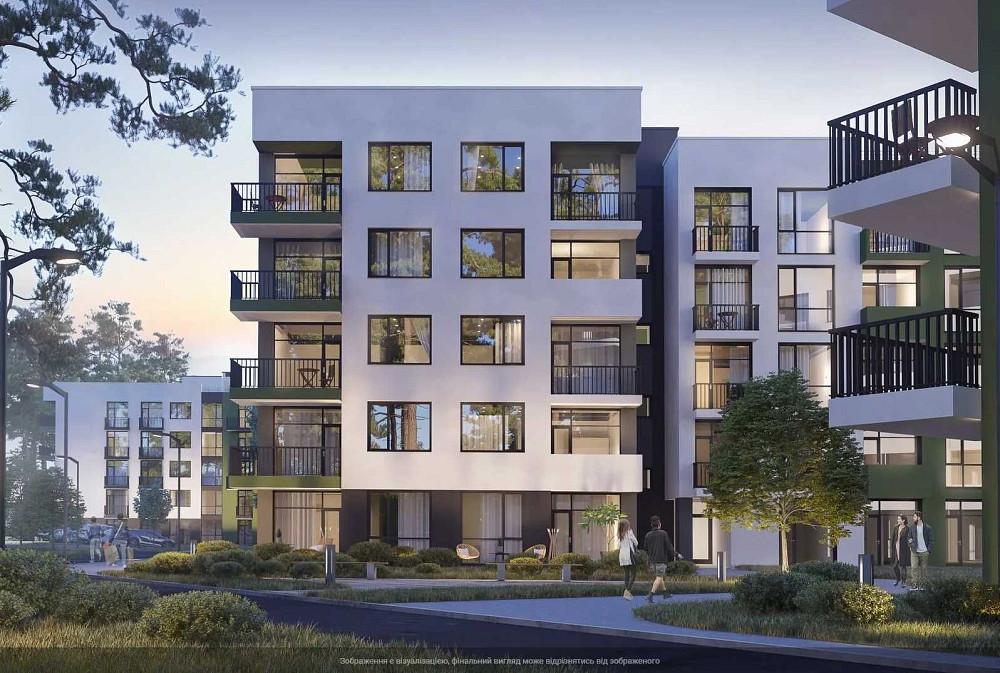 Продаж 3-кім. квартири ВИГЛЯД НА СОСНОВИЙ ЛІС Грінвуд 4 Брюховичи - изображение 3