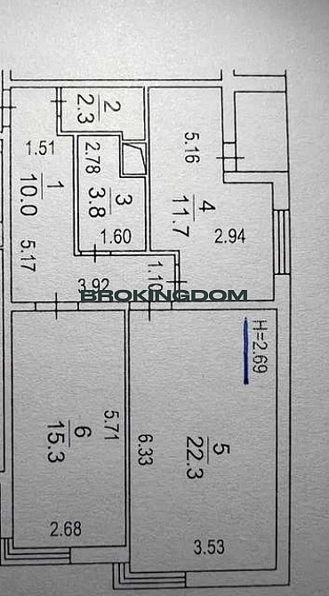 Продажа 2х кімнатної квартири, вул. Клавдіївська 40д Київ - зображення 2