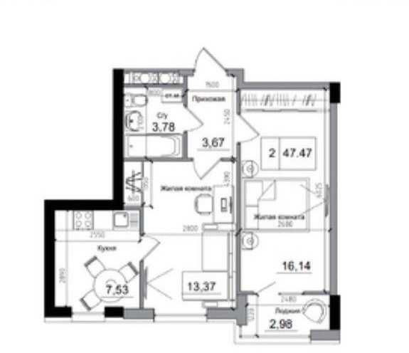 Продам! Шикарную  2-ком. в ЖК Артвилль с евроремонтом Одеса - зображення 2
